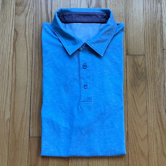 Vineyard Vines Other - Vineyard Vines Jim Nantz Men’s Short Sleeve Performance Polo Shirt XL Light Blue